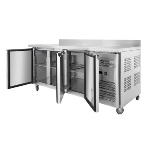 Table Réfrigérée 3 Portes GN1/1 - Djup 700 med Bakkant - Dynasteel