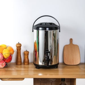 Isoterminen juoma-annostelija 7,5 L ruostumaton teräs AISI 304