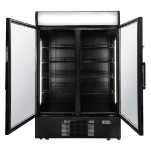 Refrigerated Beverage Display Case - 2 Doors - 800 L | Dynasteel