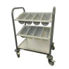 Cutlery Trolley Steel Craven: Robust and Practical