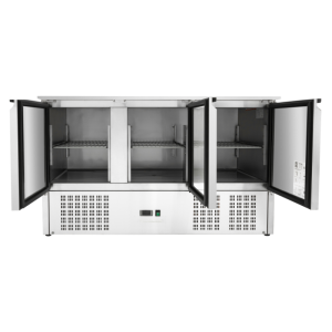 Saladette Compacte 3 Portes Dynasteel - Praticité et performance pour une expérience culinaire optimale