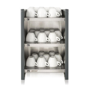 WHK cup warmer - 3 levels | Bravilor Bonamat - Stainless steel & elegant