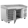 Pizza möbel 600x400 - 1 dörr och 7 lådor - Dynasteel