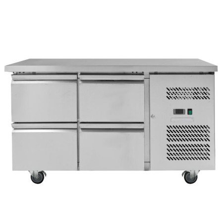 Positive Refrigerated Table - 4 Drawers Dynasteel: High professional quality