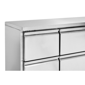 Positive Refrigerated Table - 4 Drawers Dynasteel: High professional quality