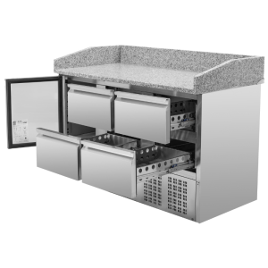 Refrigerated Compact Pizza Display Case 600x400 - Dynasteel