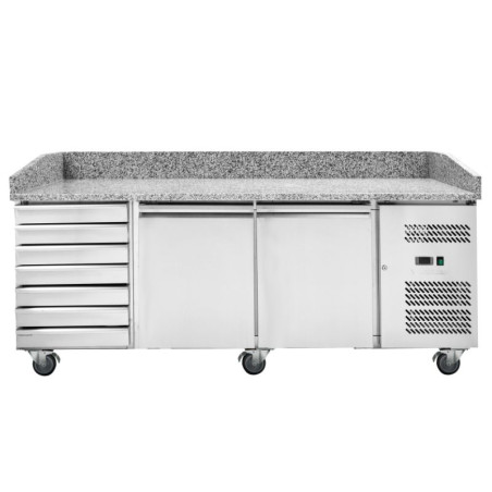 Pizza möbel - 2 dörrar och 7 lådor - Dynasteel