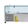 Refrigerated Glass Saladette 9 x GN 1/3 - Dynasteel