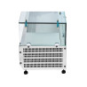 Refrigerated Glass Saladette 9 x GN 1/3 - Dynasteel