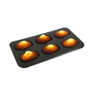 Non-stick Platta 6 Madeleines - Professionell Kvalitet