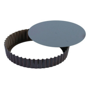 Non-stick Rund Räfflad Pajform med Löstagbar Botten ø300 mm