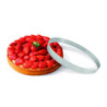 Perforated Stainless Steel Tart Ring 240mm - H35mm Gobel