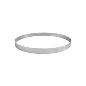 Cercle à Tarte Perforé Inox ⌀ 300 mm - Korkeus 20 mm Gobel