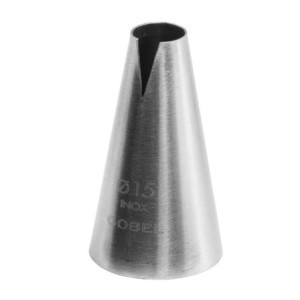 Douille Saint-Honoré Inox ⌀ 15 mm - Gobel GLSH15-C | Tarkat Leivonnaisten Viimeistelyt