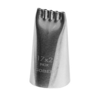 Multilinjehylsa Rostfritt stål 17x2 mm Gobel - Professionell konditori