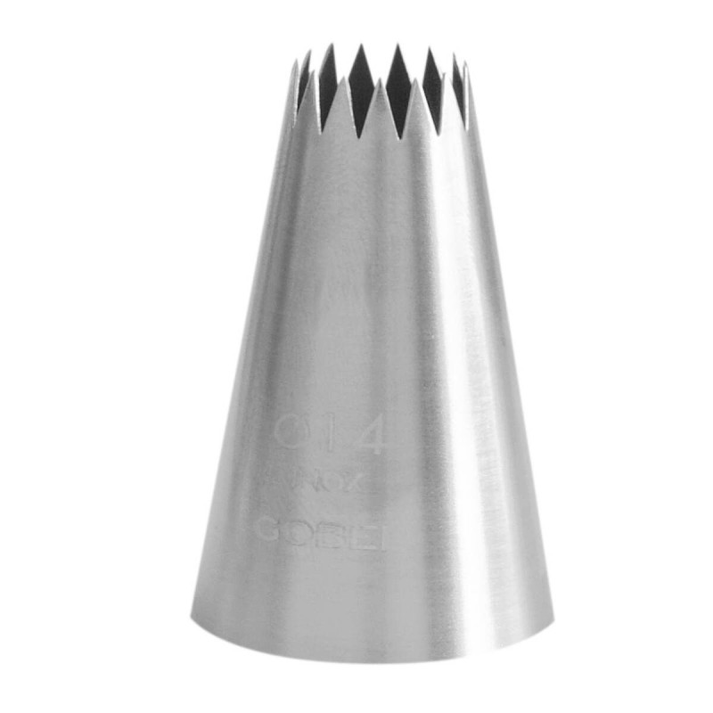 Muffinsform rostfritt stål 15 tänder Ø 14mm Gobel Muffinsform rostfritt stål 15 tänder Ø 14mm Gobel