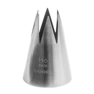 Douille Cannelée Inox 6 Tänder Gobel - Pâtisserie Pro