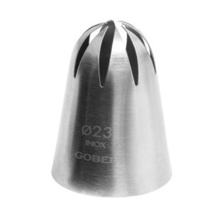 Douille Rose Inox 8 Dents - ⌀23 mm Gobel - Ammattimainen leivonta