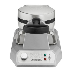 Waring Mini Belgian Waffle Maker: Create up to 100 waffles/h