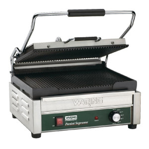 Double Waring Panini Grill - Fast & Even Cooking