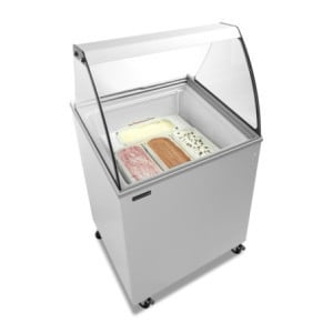 Vitrine à Crème Glacée - TEFCOLD 176 L : Valorisez vos glaces