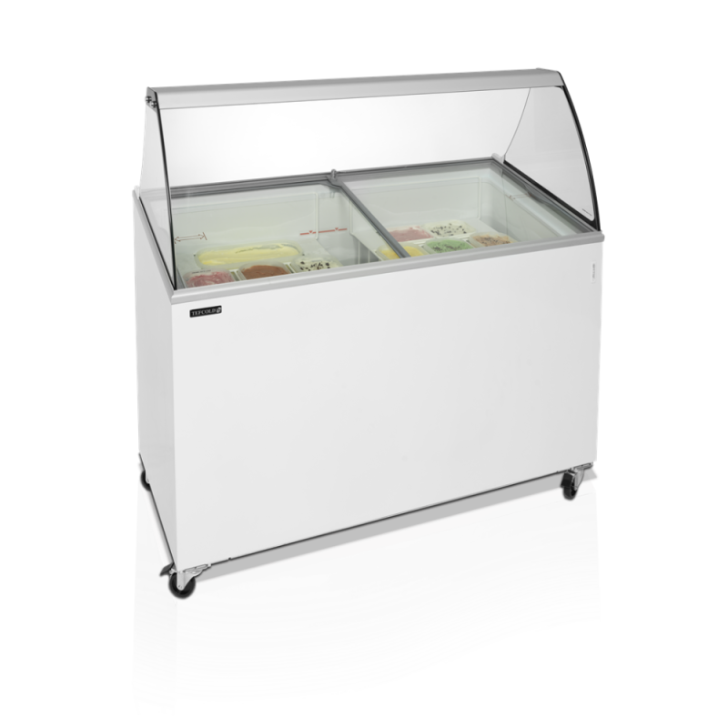 Vitrine à Crème Glacée TEFCOLD - Stockage Optimal & Présentation Élégante