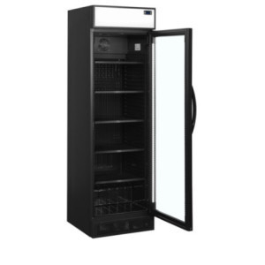 Vitrine à Boissons Réfrigérée TEFCOLD 358L Noir - Design élégant pour vos boissons