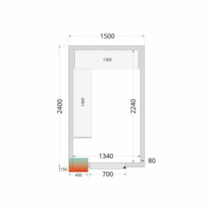 Kylrums Panel TEFCOLD - Isolering 80 mm