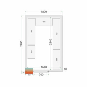 Panneeli Kylmähuoneen Eristys 1800 x 2700 mm TEFCOLD - Suorituskyky ja Modulaarisuus