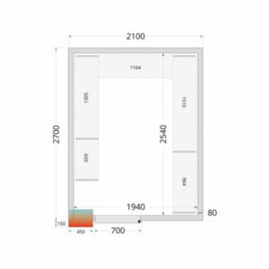 Panneau Chambre Froide TEFCOLD 80mm - Isolering Kvalitet