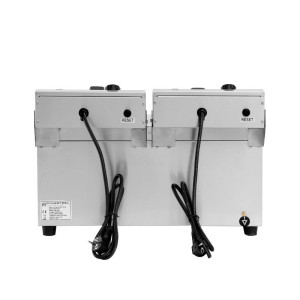 Professional Fryer 2 x 13 L with Drainage - Dynasteel: Performance and durability for your kitchen