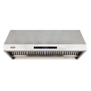 Komplett köksfläkt med LED, motor och variator - Längd 1200 mm - CombiSteel