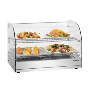 Bartscher 5200 2ER hot display case - Professional hot holding