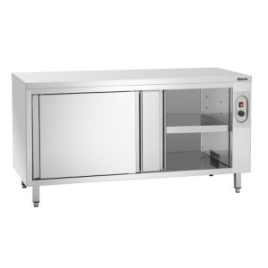 Armoire chauffante 700 Bartscher : Meuble bas inox professionnel