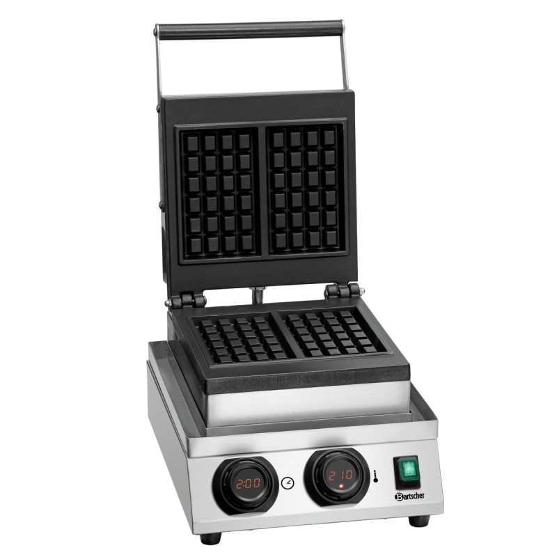 Gaufrier professionnel MDI 1BW-AL Bartscher | Gaufre de Bruxelles et puissance 1800W