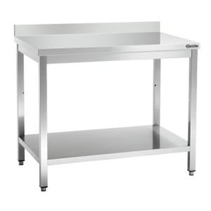 Table de travail inox L1000, AD, Bartscher | Spacieuse & robuste