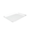 Elegant white melamine presentation dish - Bartscher brand