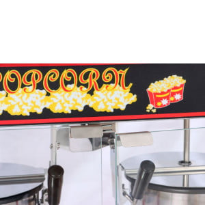 Professionell Popcornmaskin Dubbel Dynasteel: Förbered läckra popcorn för proffs