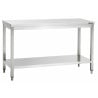 Bartscher stainless steel work table 1100 mm - Robust and functional