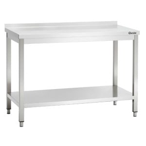 Table de travail inox professionnelle Bartscher: Polyvalente et robuste