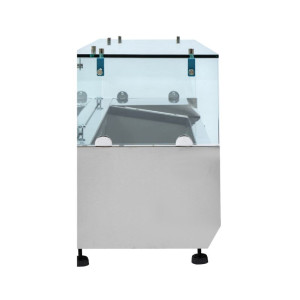 Refrigerated Glass Countertop Saladette - 9 x GN 1/4 Dynasteel | Quality and Practicality