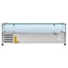 Refrigerated Glass Saladette 6 x GN 1/4 Dynasteel: Optimal organization in the kitchen