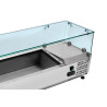 Refrigerated Display Saladette to Place 6 x GN 1/3 Dynasteel: Freshness and Optimal Organization