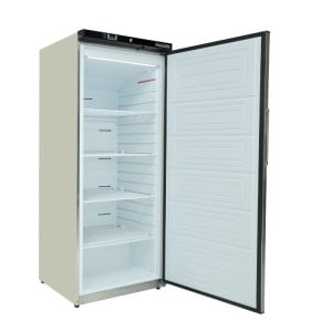 Ruostumattomasta teräksestä valmistettu pakastinkaappi 510 L tuuletettu -18/-22 °C