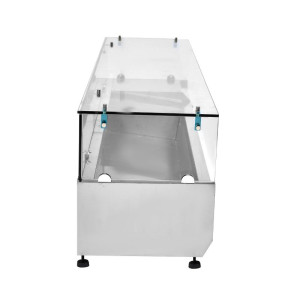 Refrigerated Glass Countertop Saladette - 7 x GN 1/3 Dynasteel: Performance and Practicality