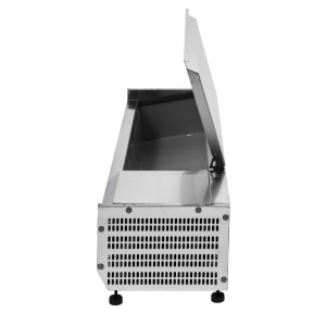 Refrigerated Countertop Saladette Stainless Steel - GN 1/4 6x | Dynasteel