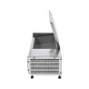 Refrigerated Saladette to Place Stainless Steel Lid - 3 x GN 1/3 + 1 x GN 1/2 - Dynasteel