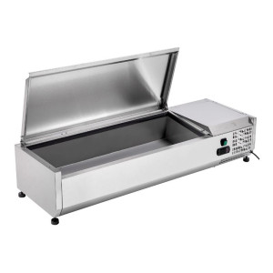 Stainless Steel Refrigerated Saladette - Optimal Storage & Efficient Cooling