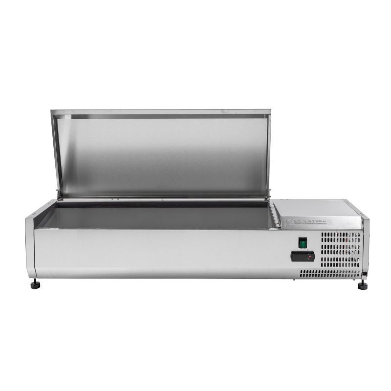 Stainless Steel Refrigerated Saladette - Optimal Storage & Efficient Cooling