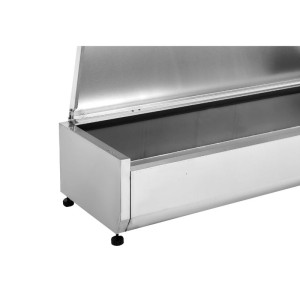 Refrigerated Saladette Dynasteel 6 x GN 1/3 - Stainless Steel Lid & Optimal Capacity